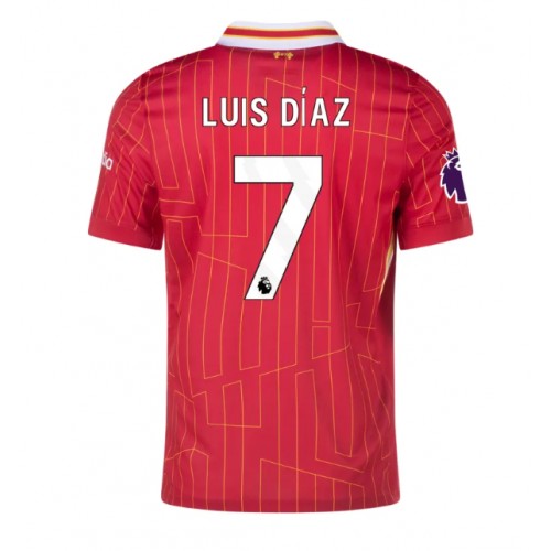 Dres Liverpool Luis Diaz #7 Domaci 2024-25 Kratak Rukav